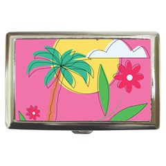 Ocean Watermelon Vibes Summer Surfing Sea Fruits Organic Fresh Beach Nature Cigarette Money Case