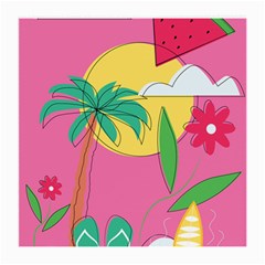 Ocean Watermelon Vibes Summer Surfing Sea Fruits Organic Fresh Beach Nature Medium Glasses Cloth