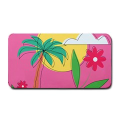 Ocean Watermelon Vibes Summer Surfing Sea Fruits Organic Fresh Beach Nature Medium Bar Mat by Maspions