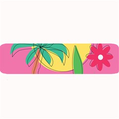 Ocean Watermelon Vibes Summer Surfing Sea Fruits Organic Fresh Beach Nature Large Bar Mat by Maspions