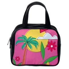 Ocean Watermelon Vibes Summer Surfing Sea Fruits Organic Fresh Beach Nature Classic Handbag (one Side)