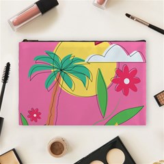 Ocean Watermelon Vibes Summer Surfing Sea Fruits Organic Fresh Beach Nature Cosmetic Bag (large)