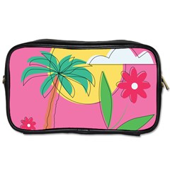 Ocean Watermelon Vibes Summer Surfing Sea Fruits Organic Fresh Beach Nature Toiletries Bag (two Sides) by Maspions