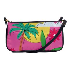 Ocean Watermelon Vibes Summer Surfing Sea Fruits Organic Fresh Beach Nature Shoulder Clutch Bag