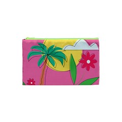 Ocean Watermelon Vibes Summer Surfing Sea Fruits Organic Fresh Beach Nature Cosmetic Bag (xs)