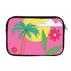 Ocean Watermelon Vibes Summer Surfing Sea Fruits Organic Fresh Beach Nature Apple Macbook Pro 17  Zipper Case by Maspions