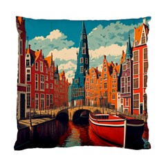 London England Bridge Europe Buildings Architecture Vintage Retro Town City Standard Cushion Case (two Sides)