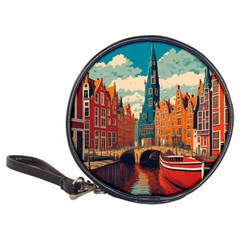 London England Bridge Europe Buildings Architecture Vintage Retro Town City Classic 20-cd Wallets by Maspions