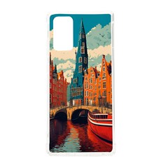 London England Bridge Europe Buildings Architecture Vintage Retro Town City Samsung Galaxy Note 20 Tpu Uv Case