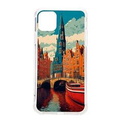 London England Bridge Europe Buildings Architecture Vintage Retro Town City Iphone 11 Pro Max 6 5 Inch Tpu Uv Print Case by Maspions