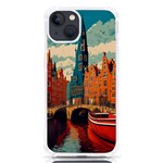 London England Bridge Europe Buildings Architecture Vintage Retro Town City iPhone 13 TPU UV Print Case Front