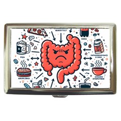 Health Gut Health Intestines Colon Body Liver Human Lung Junk Food Pizza Cigarette Money Case by Maspions