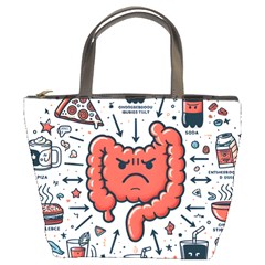 Health Gut Health Intestines Colon Body Liver Human Lung Junk Food Pizza Bucket Bag