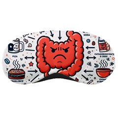 Health Gut Health Intestines Colon Body Liver Human Lung Junk Food Pizza Sleep Mask