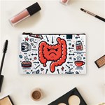 Health Gut Health Intestines Colon Body Liver Human Lung Junk Food Pizza Cosmetic Bag (Small) Front