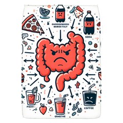 Health Gut Health Intestines Colon Body Liver Human Lung Junk Food Pizza Removable Flap Cover (s) by Maspions