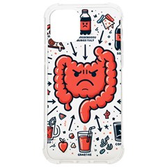 Health Gut Health Intestines Colon Body Liver Human Lung Junk Food Pizza Iphone 12/12 Pro Tpu Uv Print Case by Maspions