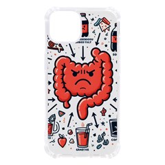 Health Gut Health Intestines Colon Body Liver Human Lung Junk Food Pizza Iphone 13 Tpu Uv Print Case by Maspions