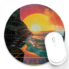 Pretty Art Nice Round Mousepad