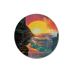 Pretty Art Nice Magnet 3  (round) by Maspions