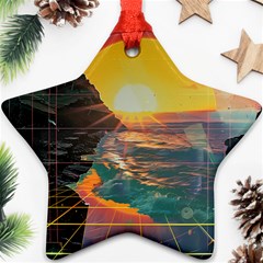 Pretty Art Nice Star Ornament (two Sides)