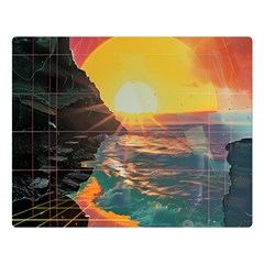 Pretty Art Nice Two Sides Premium Plush Fleece Blanket (large)