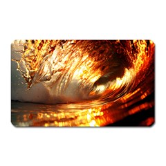 Wave Art Mood Water Sea Beach Magnet (rectangular) by Maspions