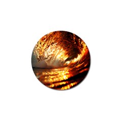 Wave Art Mood Water Sea Beach Golf Ball Marker by Maspions