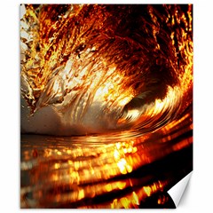 Wave Art Mood Water Sea Beach Canvas 8  X 10 