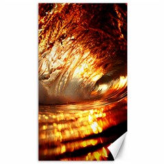 Wave Art Mood Water Sea Beach Canvas 40  X 72  by Maspions