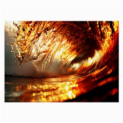 Wave Art Mood Water Sea Beach Large Glasses Cloth