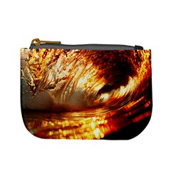 Wave Art Mood Water Sea Beach Mini Coin Purse by Maspions