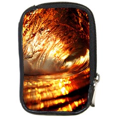 Wave Art Mood Water Sea Beach Compact Camera Leather Case