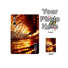 Wave Art Mood Water Sea Beach Playing Cards 54 Designs (mini) by Maspions