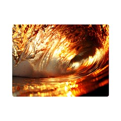 Wave Art Mood Water Sea Beach Premium Plush Fleece Blanket (mini)