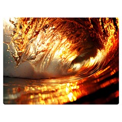 Wave Art Mood Water Sea Beach Premium Plush Fleece Blanket (extra Small)