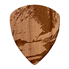 Wave Art Mood Water Sea Beach Wood Guitar Pick (set Of 10) by Maspions