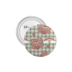 Bear Cartoon Pattern Strawberry Rainbow Nature Animal Cute Design 1 75  Buttons by Bedest