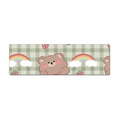 Bear Cartoon Pattern Strawberry Rainbow Nature Animal Cute Design Sticker Bumper (10 Pack) by Bedest