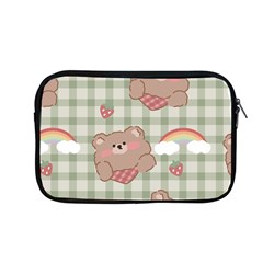 Bear Cartoon Pattern Strawberry Rainbow Nature Animal Cute Design Apple Macbook Pro 13  Zipper Case