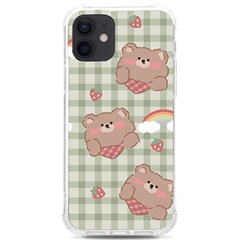 Bear Cartoon Pattern Strawberry Rainbow Nature Animal Cute Design Iphone 12/12 Pro Tpu Uv Print Case by Bedest