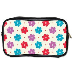 Abstract Art Pattern Colorful Artistic Flower Nature Spring Toiletries Bag (one Side) by Bedest