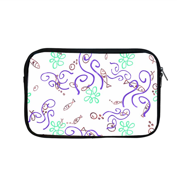 Fish Lilies Sea Aquatic Flowers Algae Bubble Animal Wildlife Nature Ocean Apple MacBook Pro 13  Zipper Case