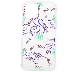 Fish Lilies Sea Aquatic Flowers Algae Bubble Animal Wildlife Nature Ocean Iphone 12 Pro Max Tpu Uv Print Case