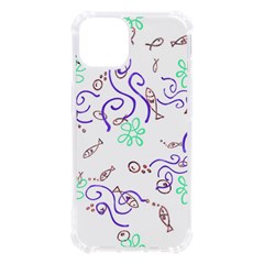 Fish Lilies Sea Aquatic Flowers Algae Bubble Animal Wildlife Nature Ocean Iphone 13 Tpu Uv Print Case by Bedest