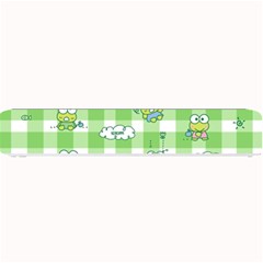 Frog Cartoon Pattern Cloud Animal Cute Seamless Small Bar Mat by Bedest