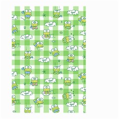 Frog Cartoon Pattern Cloud Animal Cute Seamless Small Garden Flag (two Sides) by Bedest