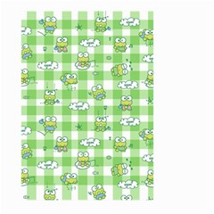 Frog Cartoon Pattern Cloud Animal Cute Seamless Large Garden Flag (two Sides) by Bedest