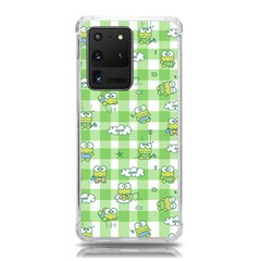 Frog Cartoon Pattern Cloud Animal Cute Seamless Samsung Galaxy S20 Ultra 6 9 Inch Tpu Uv Case by Bedest