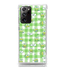 Frog Cartoon Pattern Cloud Animal Cute Seamless Samsung Galaxy Note 20 Ultra Tpu Uv Case by Bedest